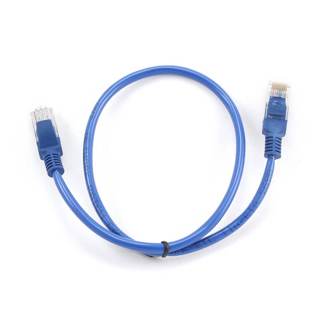 Kabel sieciowy Gembird UTP Cat.5e 0,5m kolor niebieski PP12-0.5M/B