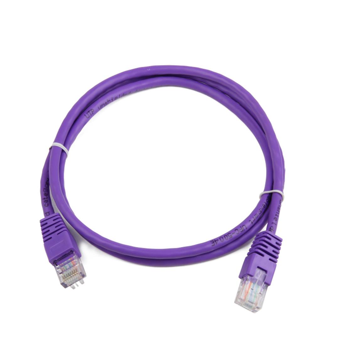 Gembird UTP Cat.5e netwerkkabel 0,25 m violet kleur PP12-0.25M/V