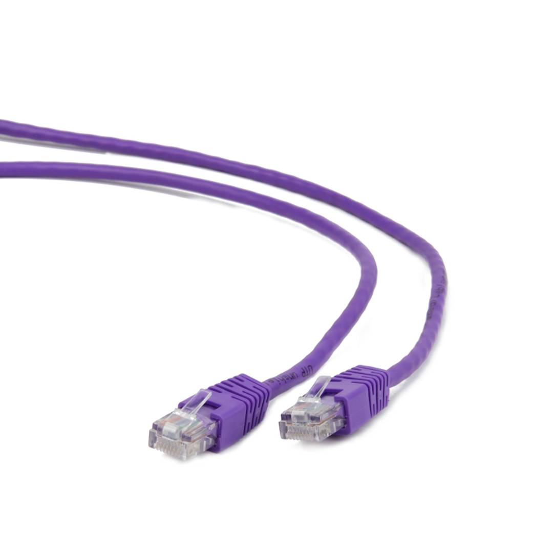 Cable de red Gembird UTP Cat.5e de 1 m color violeta PP12-1M/V