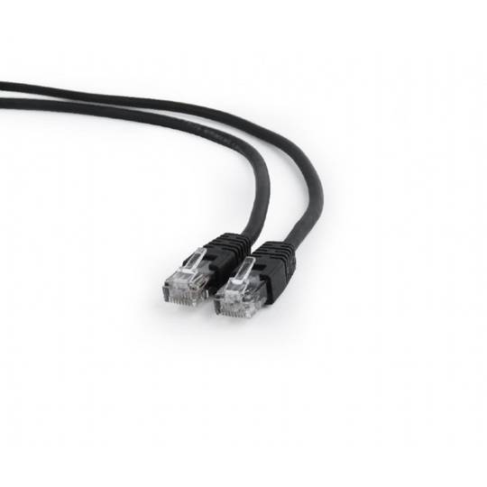 Cable de red Gembird UTP Cat.6 de 2 m color negro PP6U-2M/BK