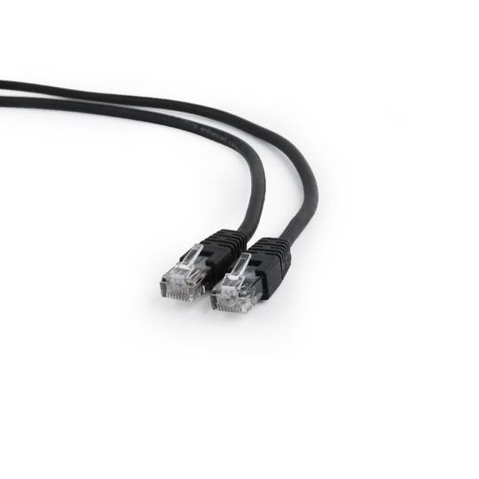 Kabel sieciowy Gembird UTP Cat.6 0,5m kolor czarny PP6U-0.5M/BK