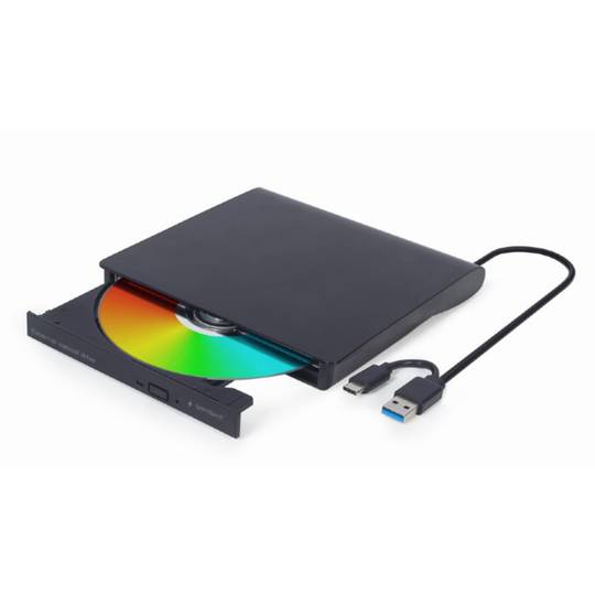 Gembird DVD-USB-03 Lecteur DVD USB Externe Noir