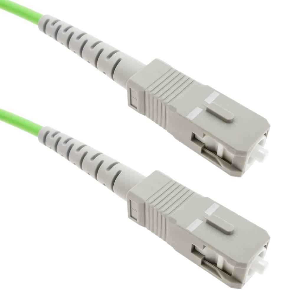 Cabo de fibra óptica OM5 multimodo simplex 50µm/125µm SC/PC para SC/PC 100Gb de 2 m