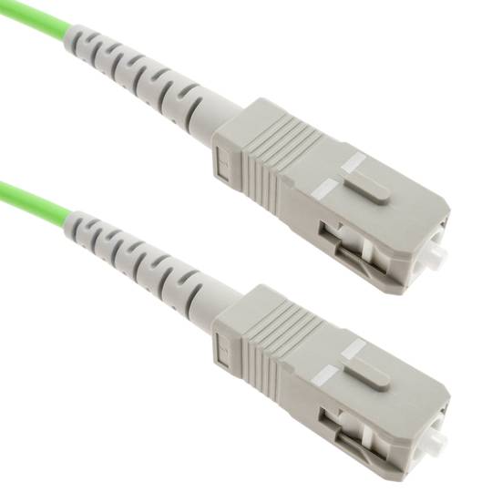 Câble à fibre optique OM5 multimode simplex 50µm/125µm SC/UPC à SC/UPC 100Gb de 5 m