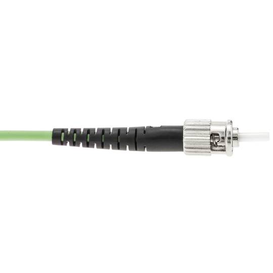 Cable de fibra òptica OM5 multimode simplex 50µm/125µm ST/PC a ST/PC 100Gb de 50 cm