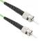 Cable de fibra òptica OM5 multimode simplex 50µm/125µm ST/PC a ST/PC 100Gb de 1 m