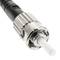 Cable de fibra òptica OM5 multimode simplex 50µm/125µm ST/PC a ST/PC 100Gb de 1 m