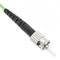 Cable de fibra óptica OM5 multimodo simplex 50µm/125µm ST/PC a ST/PC 100Gb de 15 m