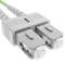 Glasvezelkabel OM5 multimode duplex 50 µm / 125 µm SC / PC naar SC / PC 100 Gb 50 cm