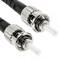 Glasvezelkabel OM5 multimode duplex 50µm / 125µm ST / PC naar ST / PC 100 Gb 10 m