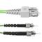 Fibre Optic LWL Kabel OM5 Multimode Duplex 50µm/125µm ST/PC zu SC/PC 100Gb 3 m