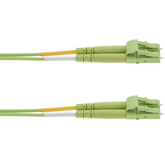 Fiber optic cable OM5 multimode duplex 50µm/125µm LC/PC to LC/PC 100Gb 50 cm