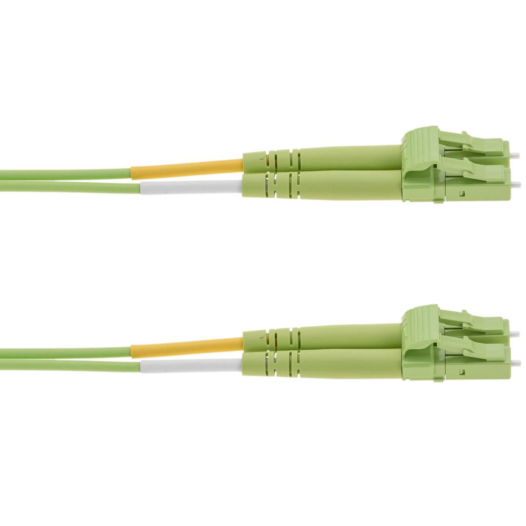 Cable de fibra óptica OM5 multimodo duplex 50µm/125µm LC/PC a LC/PC 100Gb de 1 m