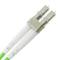 Fiber optic cable OM5 multimode duplex 50µm/125µm LC/PC to LC/PC 100Gb 2 m