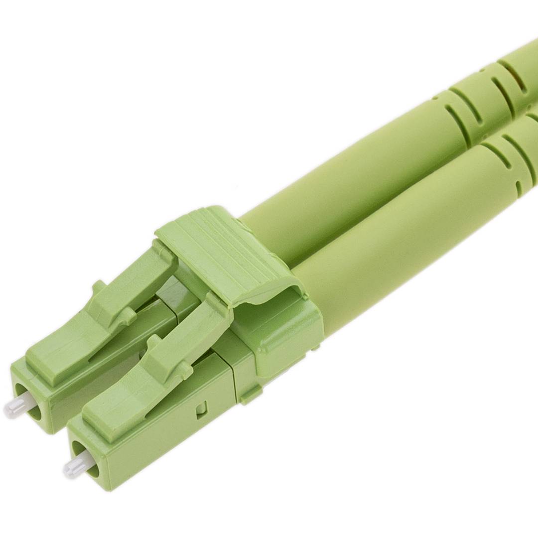 Cabo de fibra óptica OM5 multimodo duplex 50µm/125µm LC/PC para LC/PC 100Gb de 10 m