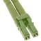 Glasvezelkabel OM5 multimode duplex 50 µm / 125 µm LC / UPC naar ST / UPC 100 Gb van 2 m