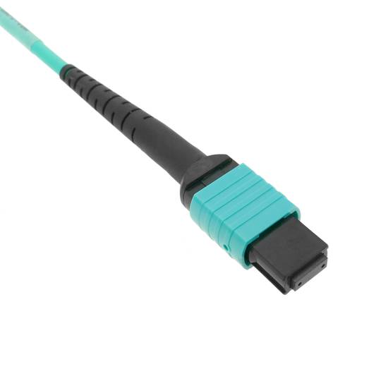 Câble Fanout à fibre optique OM3 multimode 50µm/125µm MTP/PC à 12 x LC/PC 10Gb de 3 m