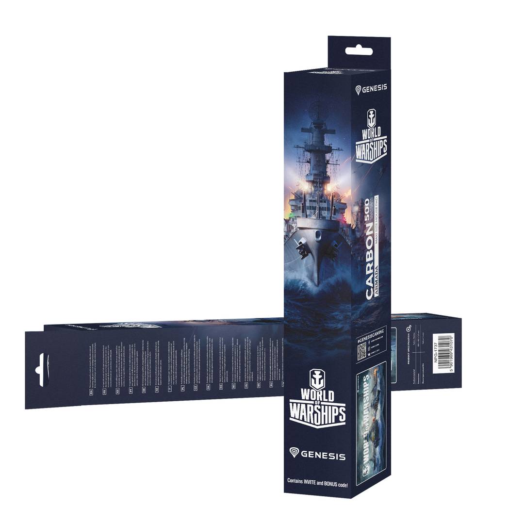 Tapis de sol Genesis Carbon 500 Maxi Wows Navy 900x450mm