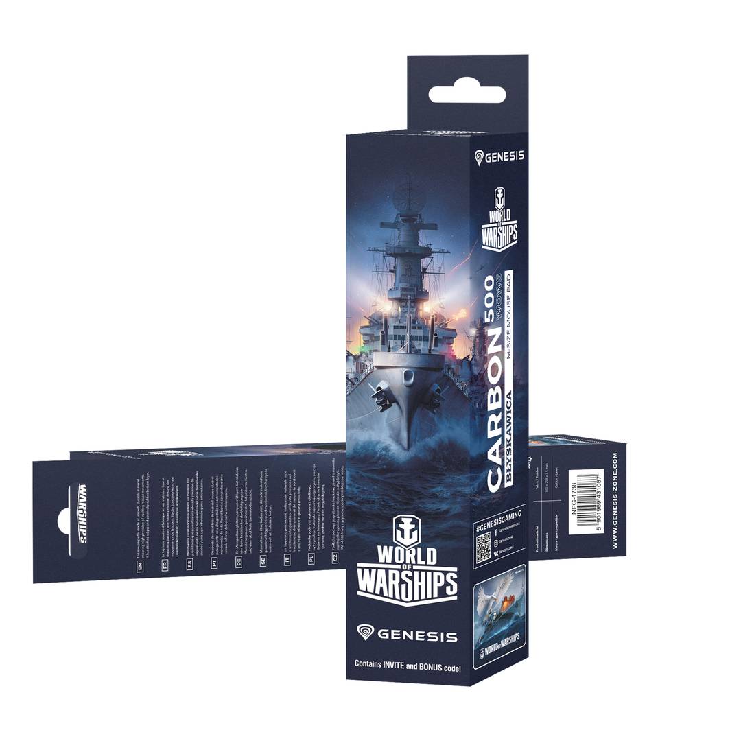 Genesis 500M WOWS Lightning Carbon Mat 300x250mm