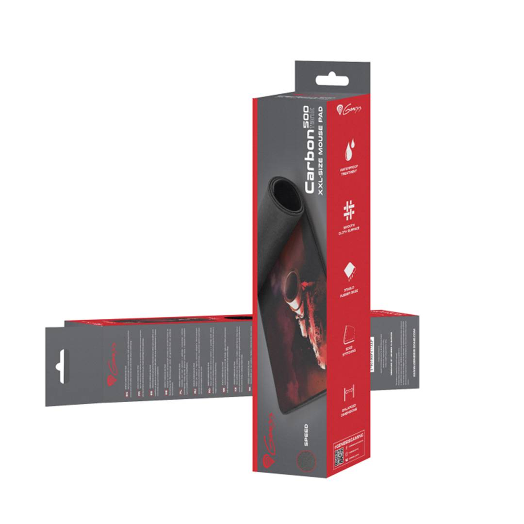 Genesis Carbon 500 XXL 800x300mm Spielmatte mit Panzerzeichnung