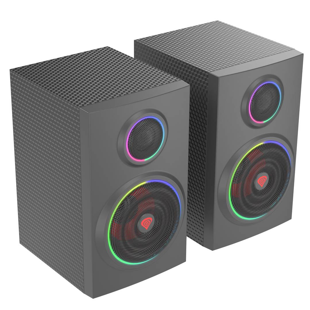 Altavoces Genesis Helium 300BT 2.0 Bluetooth con luz RGB