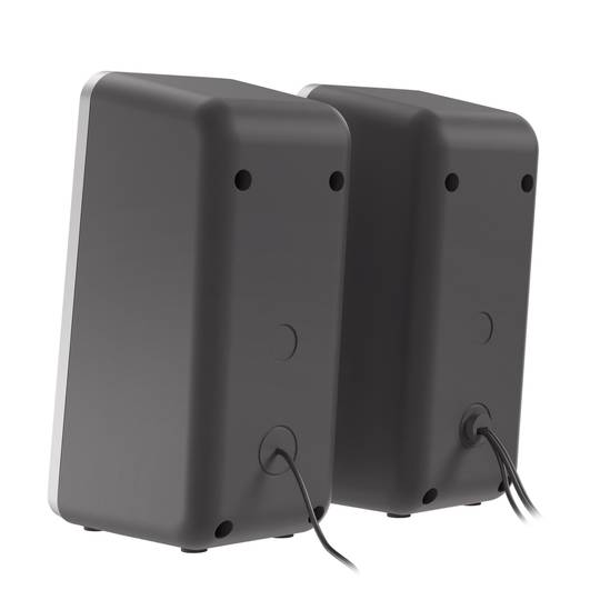 Alto-falantes Genesis Helium 100BT 2.0 Bluetooth 10W com iluminação RGB.