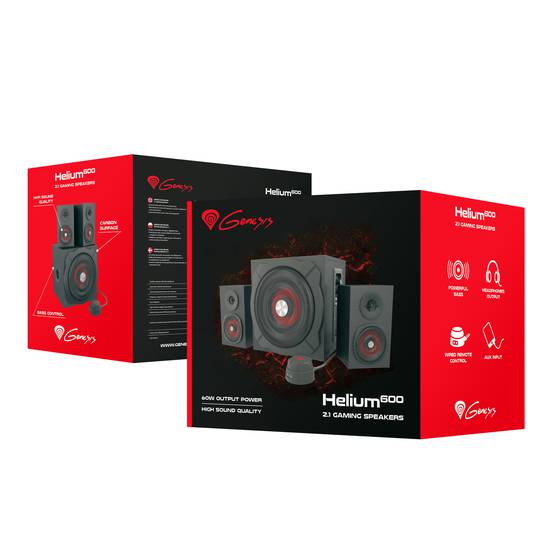 Genesis Helium 600 2.1 Alto-falantes para jogos com 60 W
