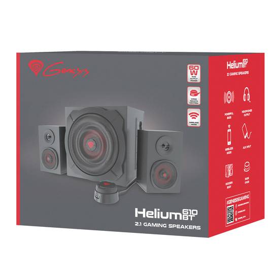 Genesis Helium 610BT 2.1 Bluetooth 60W gaming-luidsprekers