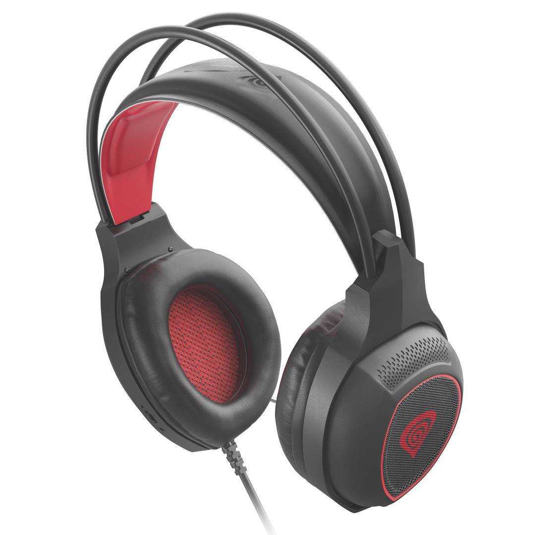 Casque de jeu Genesis Radon 300 avec son virtuel 7.1 USB en noir et rouge NSG-1578