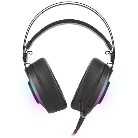 Fones de ouvido para jogos Genesis Neon 600 pretos com RGB NSG-1656