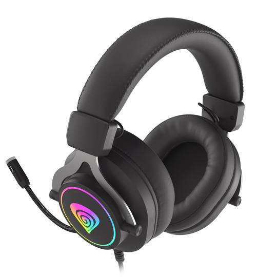 Auriculars Gaming Genesis Neon 750 amb micròfon negre RGB NSG-1792