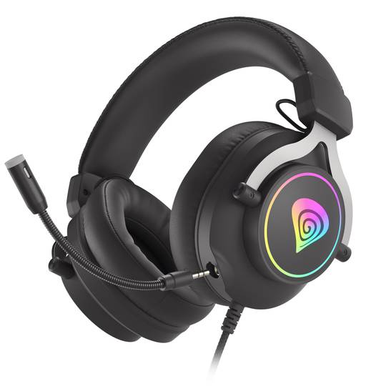 Auriculars Gaming Genesis Neon 750 amb micròfon negre RGB NSG-1792