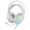 Genesis Neon 600 RGB Casque de jeu Blanc NSG-1869