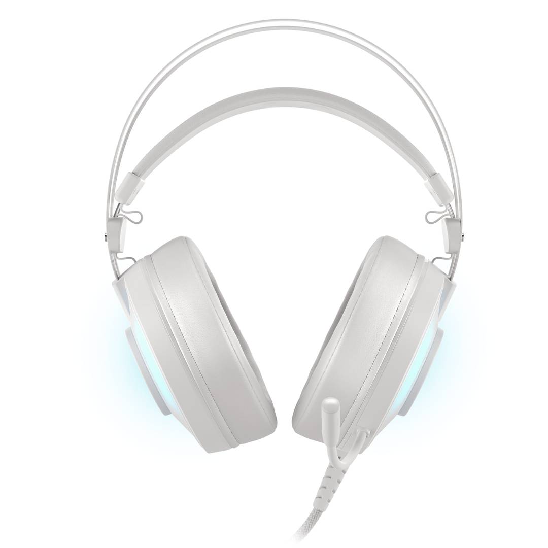 Genesis Neon 600 RGB Casque de jeu Blanc NSG-1869