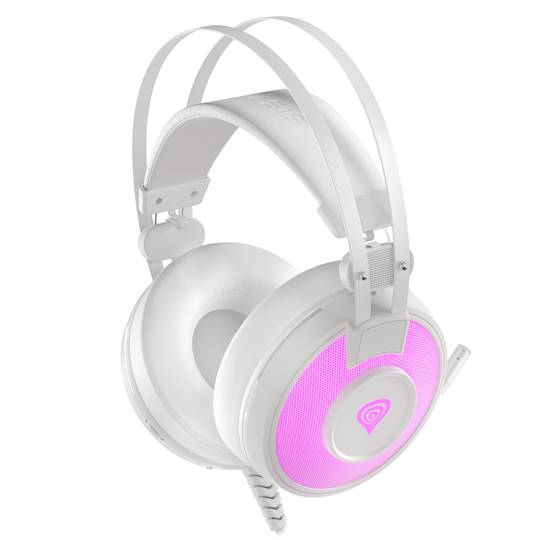 Genesis Neon 600 RGB Casque de jeu Blanc NSG-1869