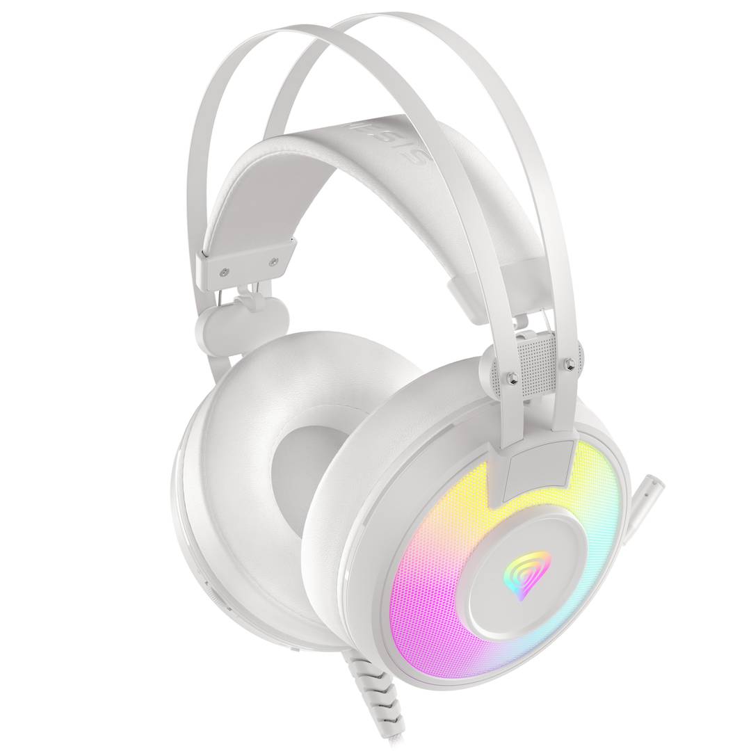 Genesis Neon 600 RGB Casque de jeu Blanc NSG-1869
