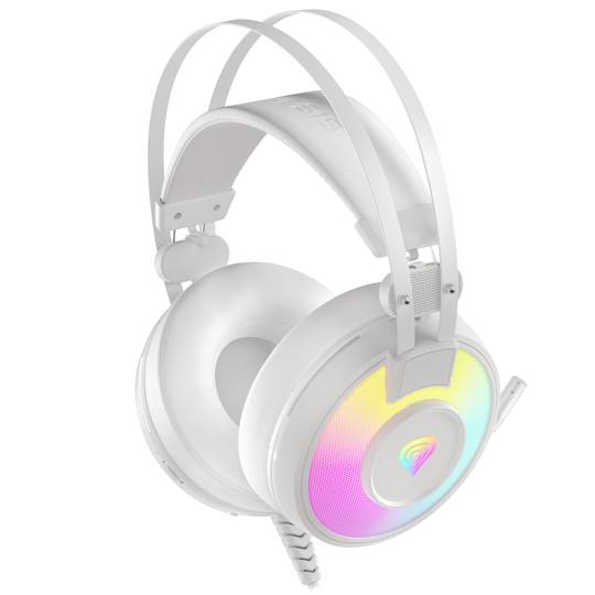 Genesis Neon 600 RGB Casque de jeu Blanc NSG-1869