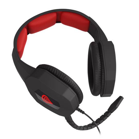 Fones de ouvido para jogos Genesis Argon 400 preto e vermelho NSG-0687