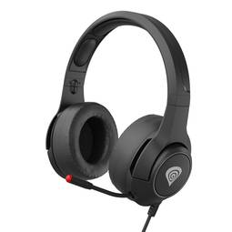 Auriculares Gaming Genesis Argon 600 con micrófono retráctil negro NSG-1658