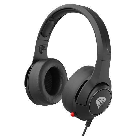 Słuchawki gamingowe Genesis Argon 600 z czarnym, wysuwanym mikrofonem NSG-1658