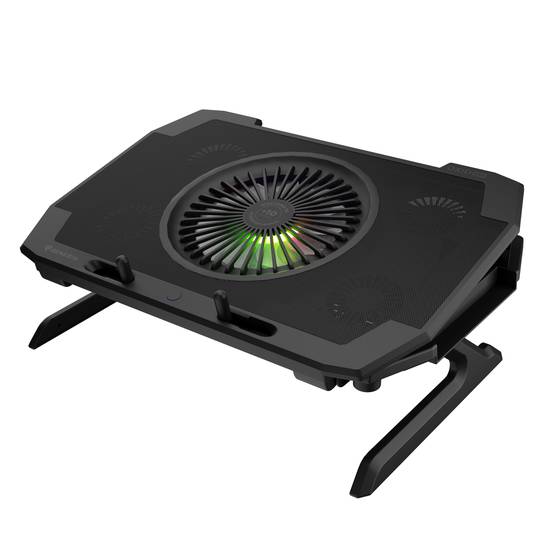 Base refrigeradora Oxid 850 RGB de Genesis de 15.6 a 17.3 pulgadas y con 5 ventiladores USB NHG-1858