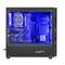 Caja Gaming Irid 300 ATX de Genesis con 1 USB 3.0 y 2 USB 2.0 con cristal templado azul NPC-1132
