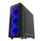 Caja Gaming Irid 300 ATX de Genesis con 1 USB 3.0 y 2 USB 2.0 con cristal templado azul NPC-1132