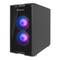 Gaming-Gehäuse IRID 353 MATX Genesis ARGB 1 USB 3.0- und 2 USB 2.0-Anschlüsse ohne Netzteil mit gehärtetem Glas NPC-1520