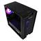 Gaming-Gehäuse IRID 353 MATX Genesis ARGB 1 USB 3.0- und 2 USB 2.0-Anschlüsse ohne Netzteil mit gehärtetem Glas NPC-1520