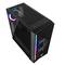 Custodia da gioco Genesis RGB Irid 400 ATX con 2 porte USB 3.0 e 2 porte USB 2.0 con vetro temperato NPC-1429