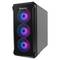 Genesis IRID 503 ARGB MATX Gaming Case com 1 porta USB 3.0, 2 portas USB 2.0 e janela de vidro temperado NPC-1559