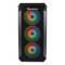 Genesis IRID 503 ARGB MATX Gaming Case com 1 porta USB 3.0, 2 portas USB 2.0 e janela de vidro temperado NPC-1559