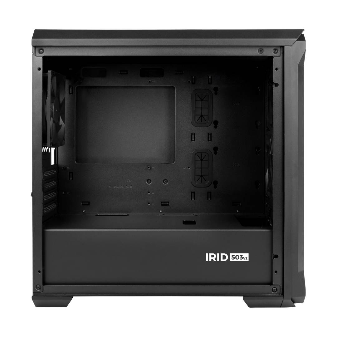 Gamingowa obudowa Genesis IRID 503 MATX z 1 portem USB 3.0 i 2 portami USB 2.0 z hartowanym szkłem NPC-1558