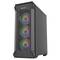 Genesis IRID 505 ARGB ATX Gaming Case met 2 USB 3.0-poorten en 2 USB 2.0-poorten met venster van gehard glas NPC-1518